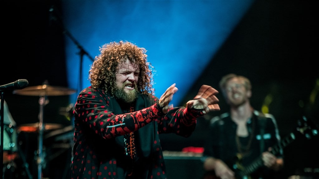 DI-RECT-zanger Marcel Veenendaal in de lappenmand