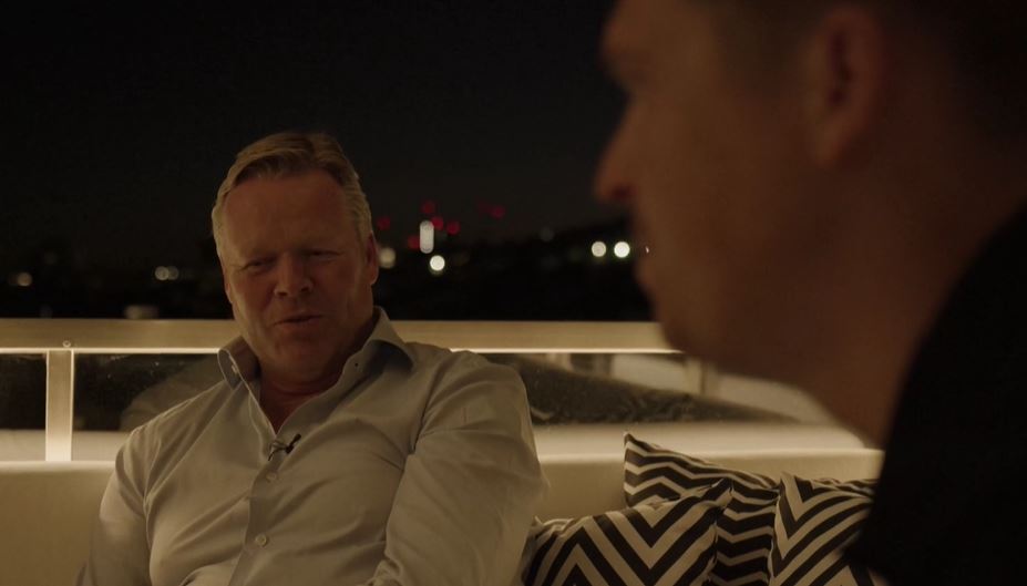 Tim en zijn vader Ronald in Barcelona