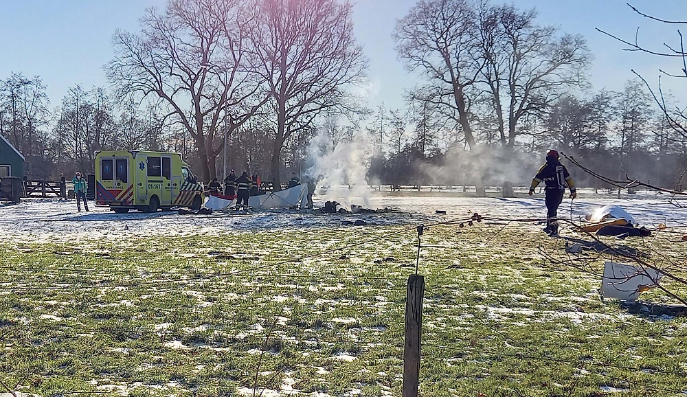 Piloot omgekomen bij ongeluk met vliegtuigje bij Groningse Kornhorn