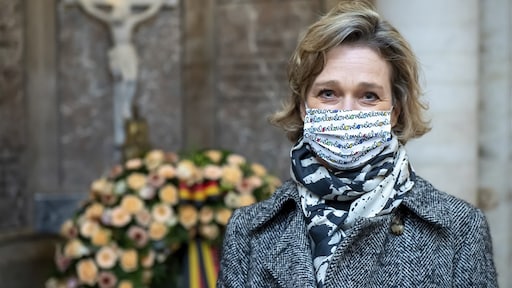 Prinses Delphine voor het eerst bij jaarlijkse herdenking