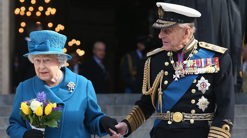 Queen Elizabeth en Prince Philip in 2015
