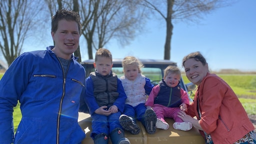 Boer Henk en Fiona uit Boer Zoekt Vrouw verwelkomen vierde telg