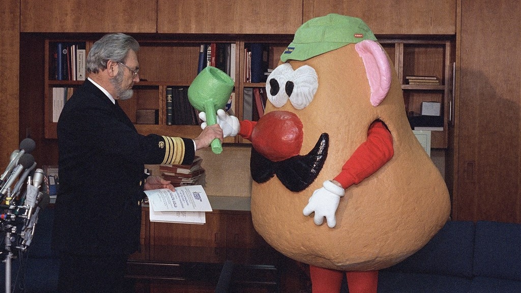 In 1987 leverde Mr. Potato Head zijn pijp in
