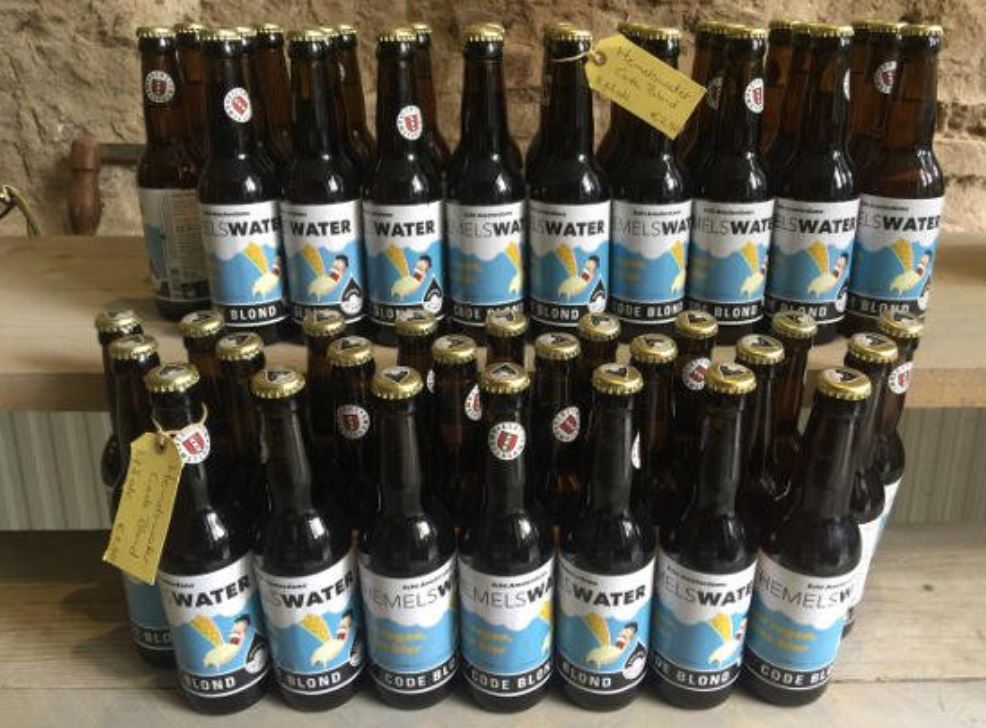 De eerste versie van het bier dat op de Horecava de Innovation Award 2017 won