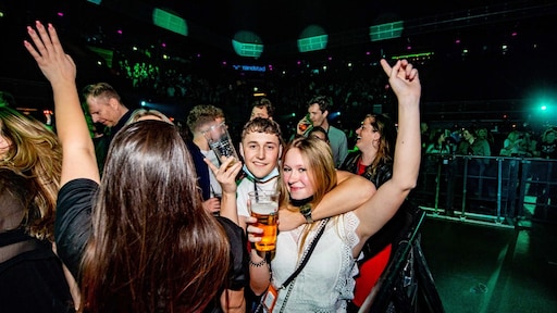 Een feestje om te testen of het veilig kan: 'Gaaf en onwerkelijk'