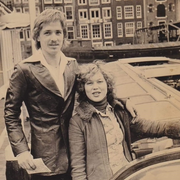 Frans en Ciska, in hun jongere jaren.