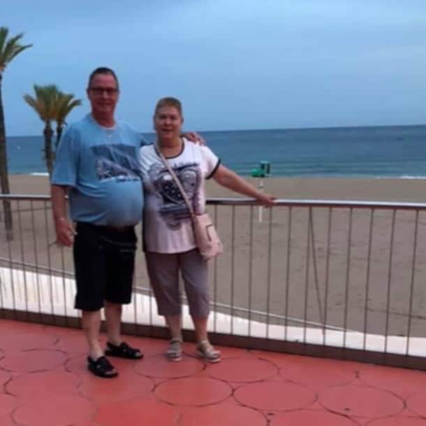 Frans en Ciska, op vakantie