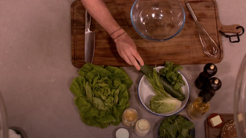 Ingrediënten voor de salade
