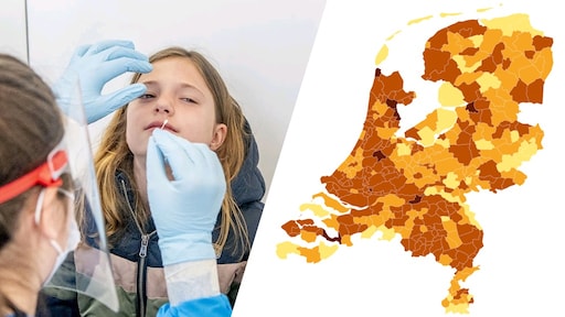 Flinke stijging coronabesmettingen, behalve in 103 gemeenten