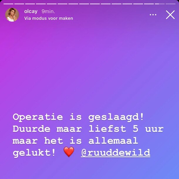 Olcay Gulsen over Ruud de Wild