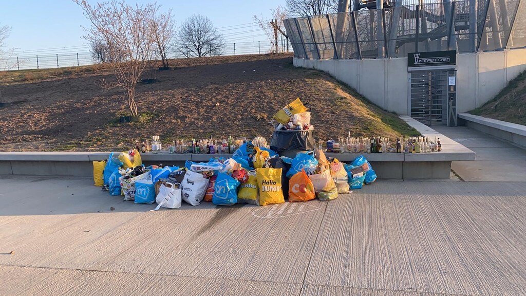 Zonnige dagen zorgen voor zooi in parken: 'Ruim je afval op'