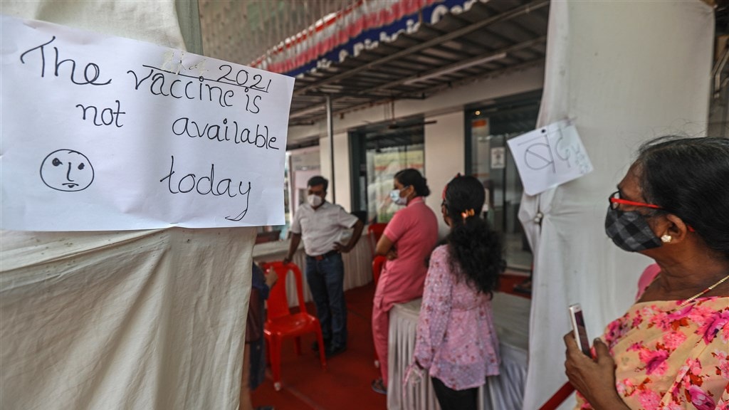 Een priklocatie in Mumbai, India.