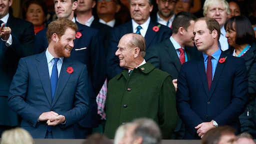 William en Harry eren 'charmante en grappige' grootvader Philip