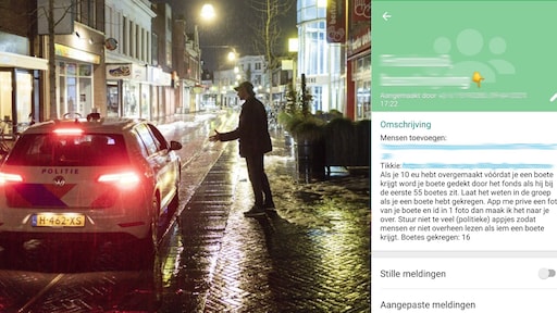 Jongeren verzekeren zich via WhatsAppgroepen tegen boete avondklok