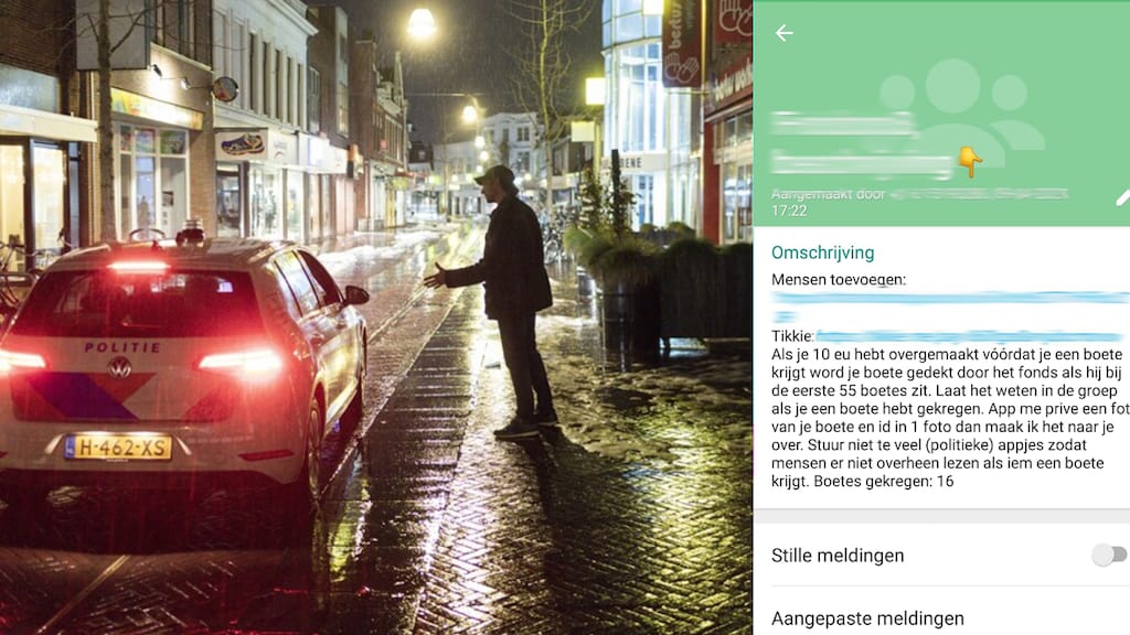 Jongeren verzekeren zich via WhatsAppgroepen tegen boete avondklok