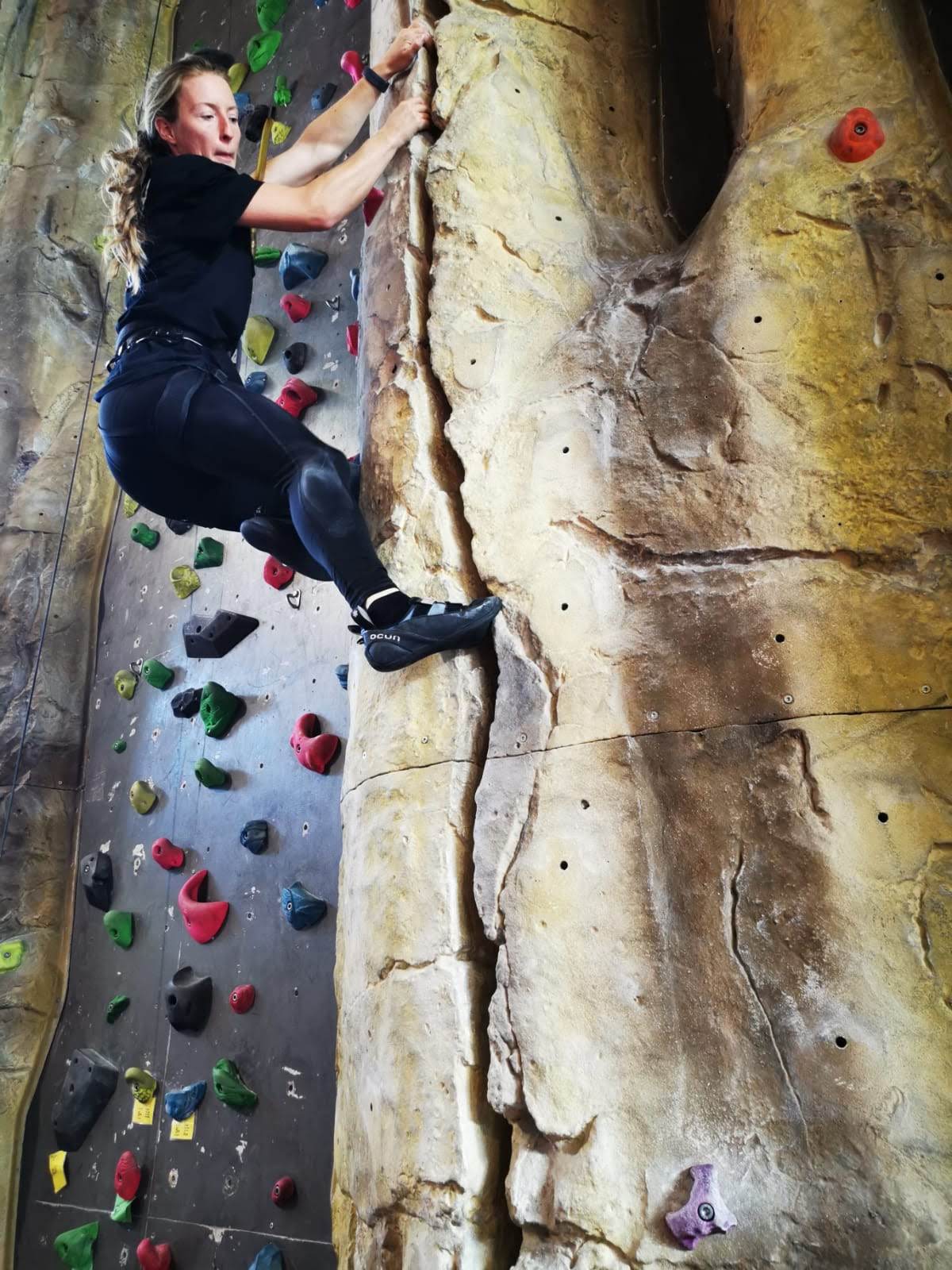 Hoogtevrees? Dat woord kent Saskia niet. 