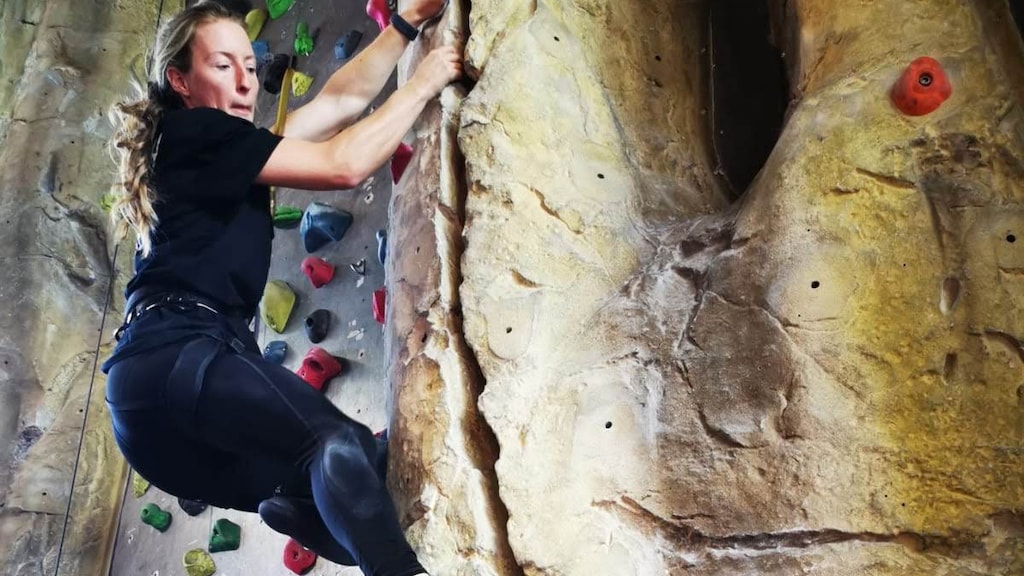 Hoogtevrees? Dat woord kent Saskia niet.