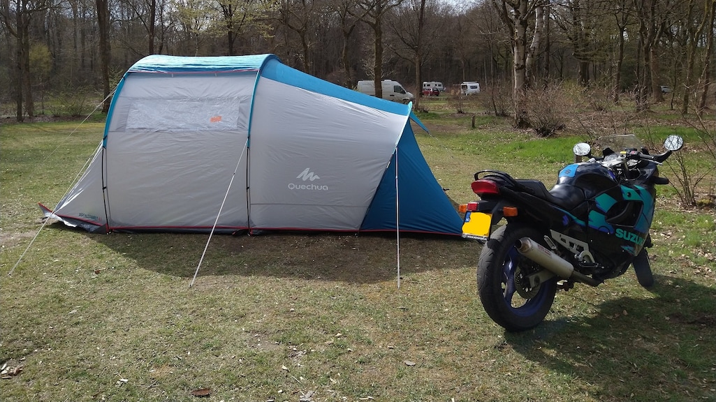 Om te ontspannen, rijdt Saskia graag motor.