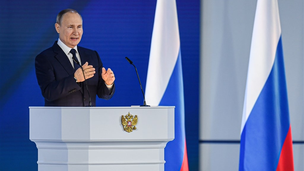 Poetin spreekt het land toe in zijn 'state of the union'