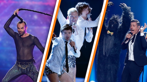 Over deze songfestivaloutfits hebben we het na al die jaren nog steeds