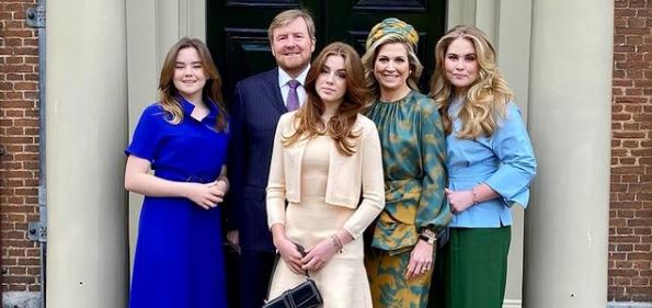 Koninklijk gezin schittert op eerste foto Koningsdag