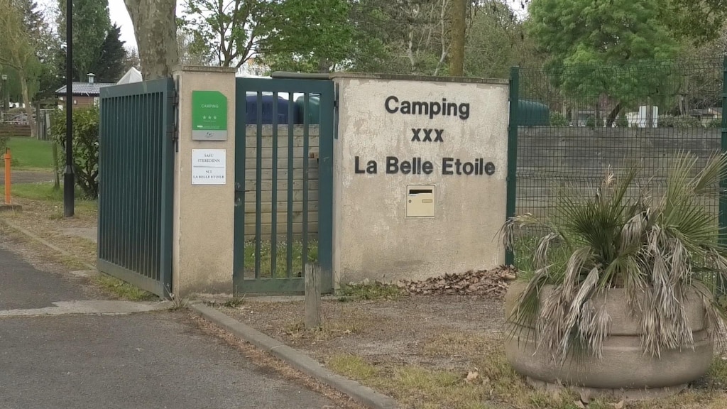 De camping in La Rochette, net ten zuiden van Parijs