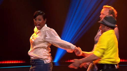 Edsilia showt geheim talent op podium I Can See Your Voice