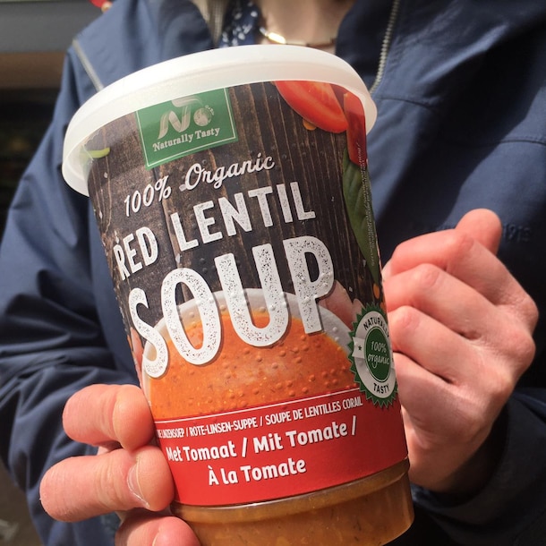 De nieuwe soepverpakking