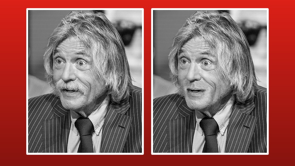 Johan Derksen wil van snor af: hoe herkenbaar is hij straks nog?