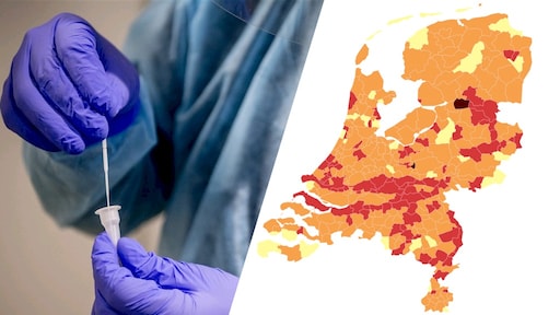 Aantal coronabesmettingen daalt hard, hoe staat jouw gemeente ervoor?