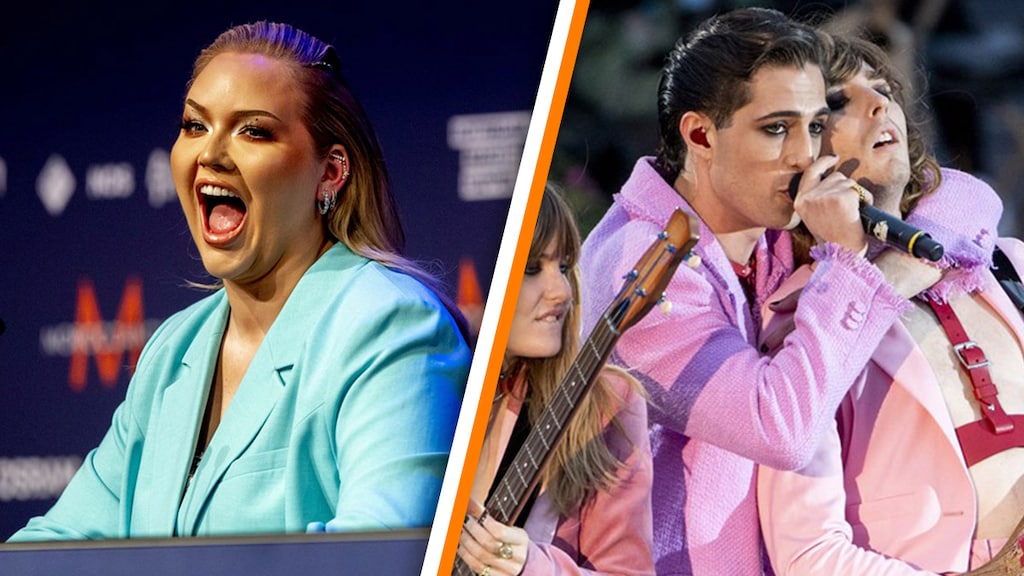 Nikkie de Jager in extase door zoenende mannen Måneskin