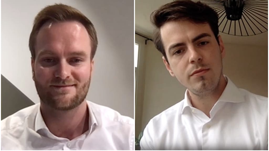 Links: Maurits Grosfeld (House.nl) / Rechts: Lourens Pel (Eerlijk Bieden)