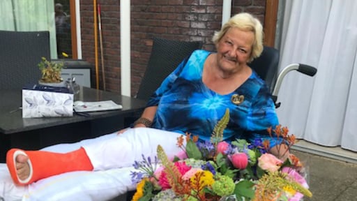 Erica Terpstra in het ziekenhuis vanwege enkeloperatie