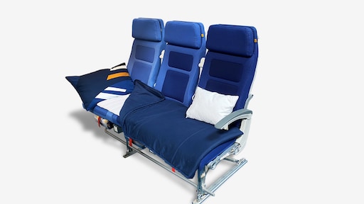 Vanaf nu beschikbaar: 'bedden' in de economy class van Lufthansa