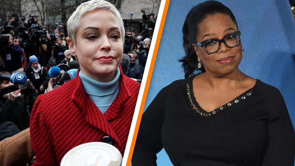 Actrice Rose McGowan haalt uit: 'Oprah Winfrey is nep'