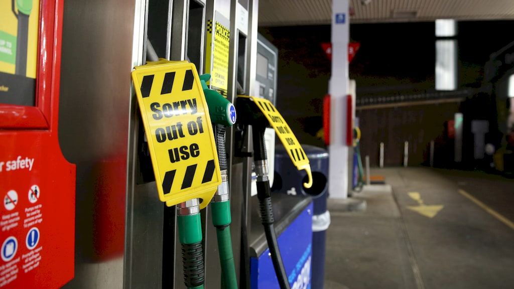 Deze pompen zijn 'tijdelijk buiten gebruik'.