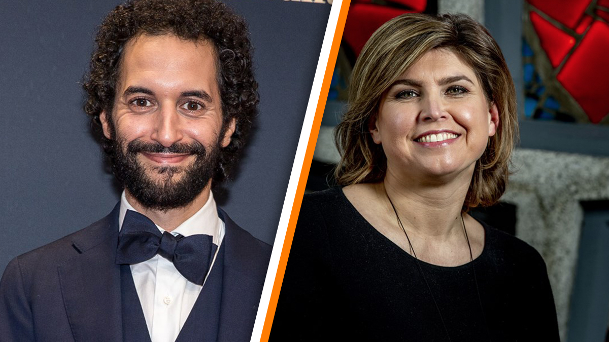 Achmed Akkabi reageert subtiel op sneer van Angela de Jong