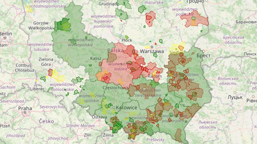 Rode en groene gebieden overlappen soms. Dat gebeurt bijvoorbeeld als een provincie de LHBT-vrije zone heeft afschaft, maar een gemeente niet. Of omgekeerd.