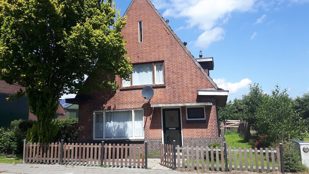 De vrijstaande woning in Nieuwolda