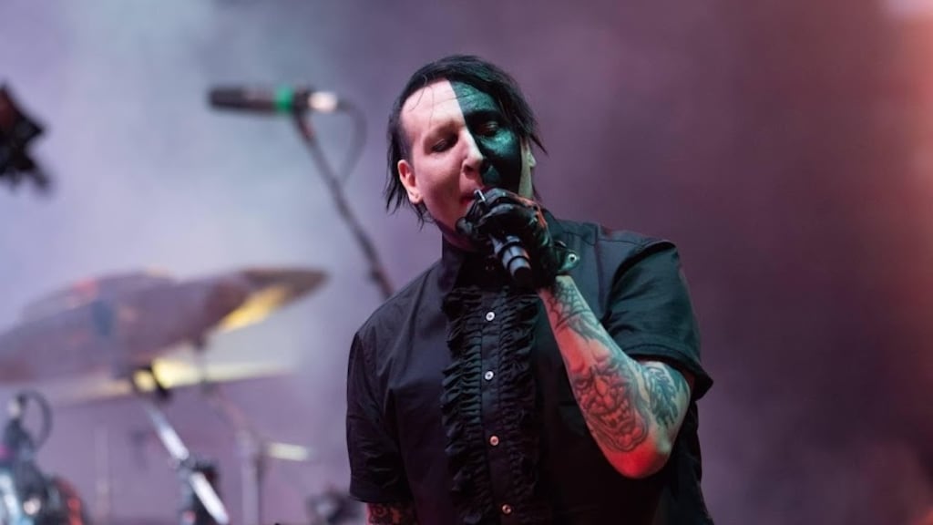 Omstreden Marilyn Manson bij Sunday Service van Kanye West