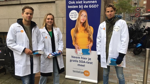 Lang wachten op soa-tests bij GGD: studenten delen ze gratis uit