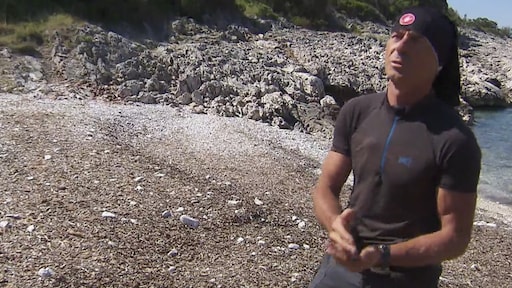 Expeditieleden dolblij met bijzonder bezoek op het eiland