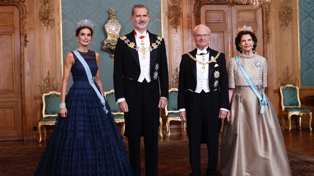 Spaanse royals tijdens staatsbezoek aan Zweden