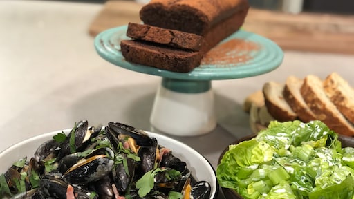 Reis af naar Engeland met Britse mosselen en een chocoladestoutcake