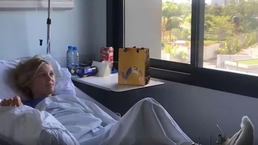 Britse tiener rukt zich los uit bek krokodil: 'Ik dacht niet na'