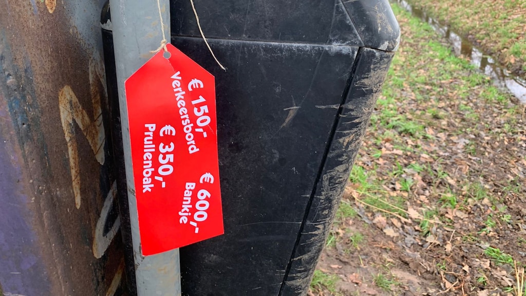 350 euro voor prullenbak: prijskaartjes in publieke ruimte tegen vuurwerkvandalisme