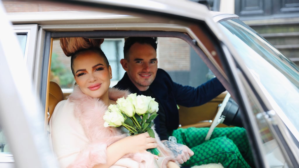 Wedding bells: Eva Simons in het huwelijksbootje gestapt