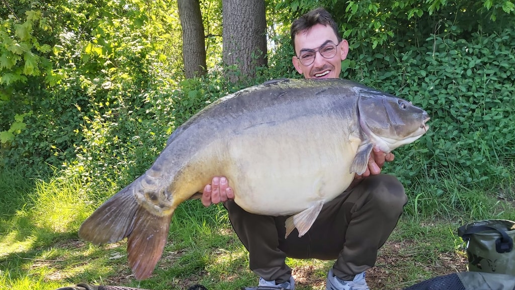 Toby hoopt dit jaar 500 karpers te vangen