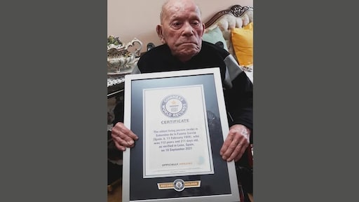 Oudste man ter wereld vlak voor 113e verjaardag overleden