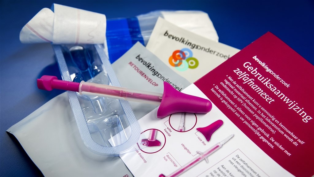 Een zelfafnameset voor onderzoek naar baarmoederhalskanker.
